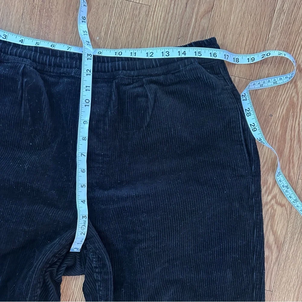 HUF Corduroy Leisure Pull-on Pants Men’s Size L 33x29 Black